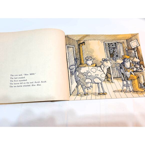 Too Much Noise by Ann McGovern Pictures by Simms Taback (1980s Large Softcover) - Picture 5 of 7